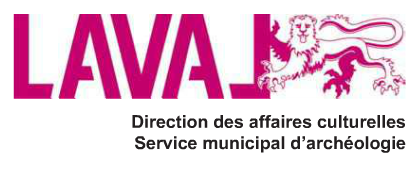logo Service municipal d'archéologie de la ville de Laval